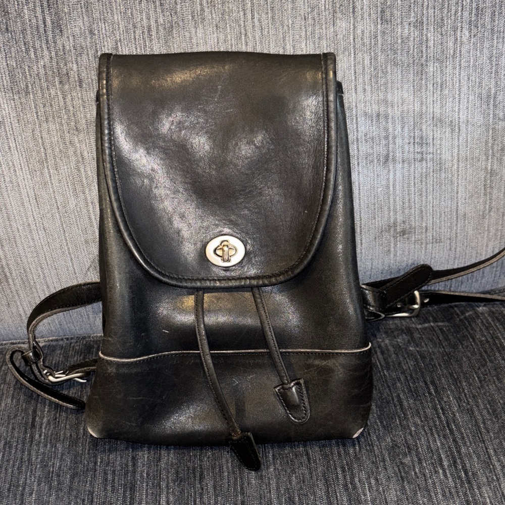 Vintage Coach mini-backpack